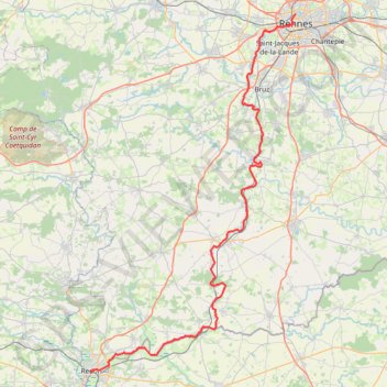 Itinéraire Traversée Moderne - Etape 4, distance, dénivelé, altitude, carte, profil, trace GPS