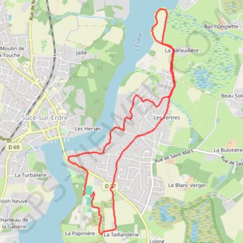 Itinéraire Dantomchoeur, distance, dénivelé, altitude, carte, profil, trace GPS