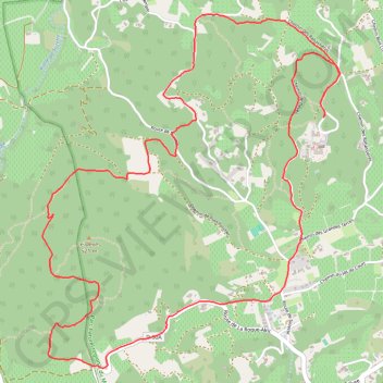 Itinéraire Le tour du Devès (Le Barroux, 84), distance, dénivelé, altitude, carte, profil, trace GPS