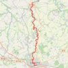 Itinéraire Guingamp - Pontrieux, distance, dénivelé, altitude, carte, profil, trace GPS