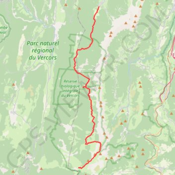 Itinéraire Corrençon-Prè Peyret par le Pas des Chattons, distance, dénivelé, altitude, carte, profil, trace GPS
