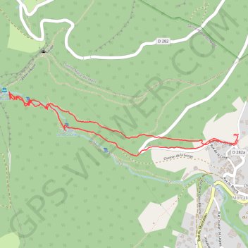 Itinéraire Via ferrata de St-Vincent de Mercuze, distance, dénivelé, altitude, carte, profil, trace GPS