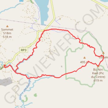 Itinéraire Bcl chemin japonais-bois du sud, distance, dénivelé, altitude, carte, profil, trace GPS