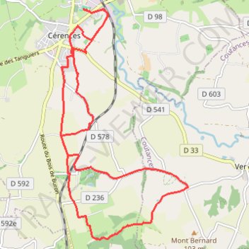 Itinéraire Nouveau parcours, distance, dénivelé, altitude, carte, profil, trace GPS