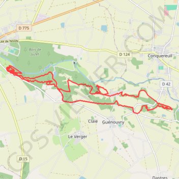 Itinéraire Rando Guemene Penfao, distance, dénivelé, altitude, carte, profil, trace GPS