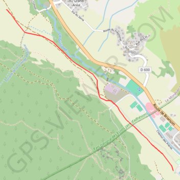 Itinéraire Bleu villeneuve inter guibertes, distance, dénivelé, altitude, carte, profil, trace GPS