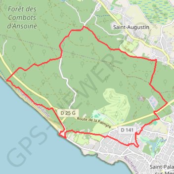 Itinéraire 🚴 Boucle de la Palud, distance, dénivelé, altitude, carte, profil, trace GPS