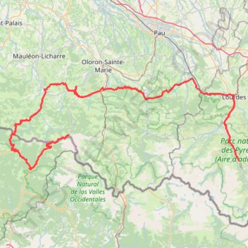 Itinéraire 1 juillet soir, distance, dénivelé, altitude, carte, profil, trace GPS
