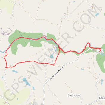 Itinéraire Sentier Paule Lavergne le long de l'Issoire, distance, dénivelé, altitude, carte, profil, trace GPS