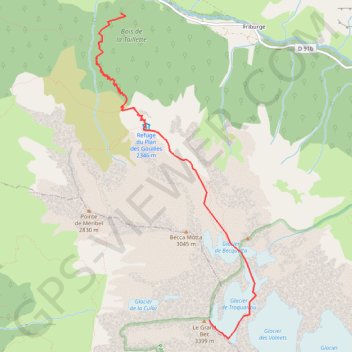 Itinéraire Le Grand Bec, distance, dénivelé, altitude, carte, profil, trace GPS