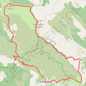 Itinéraire Montagne Angèle Variante, distance, dénivelé, altitude, carte, profil, trace GPS