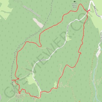 Itinéraire Col de la Sarriette, distance, dénivelé, altitude, carte, profil, trace GPS