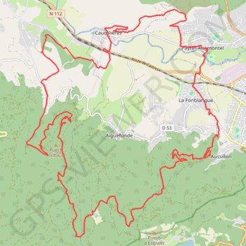 Itinéraire Les cinq croix - Saint-Alby, distance, dénivelé, altitude, carte, profil, trace GPS