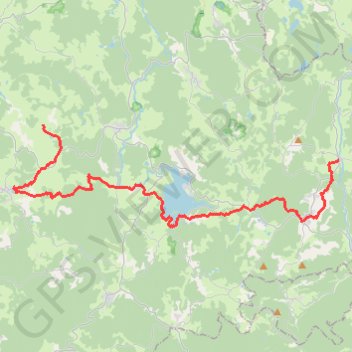 Itinéraire Petit tour du Morvan J2, distance, dénivelé, altitude, carte, profil, trace GPS