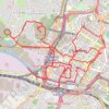 Itinéraire Charleroi, distance, dénivelé, altitude, carte, profil, trace GPS
