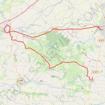 Itinéraire Carnaval st Sever, distance, dénivelé, altitude, carte, profil, trace GPS