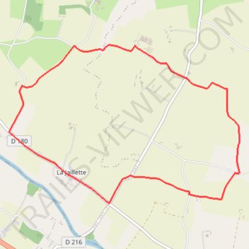 Itinéraire Circuit Saint-Martin-du-Bois / Louvaines, distance, dénivelé, altitude, carte, profil, trace GPS