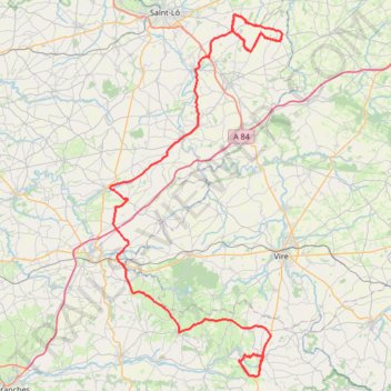 Itinéraire TM2025 ET4 St Jean D'elle Sourdeval V3-19554037, distance, dénivelé, altitude, carte, profil, trace GPS