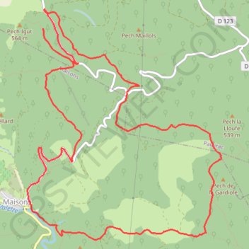 Itinéraire Les Contreforts du Mont Tauch, distance, dénivelé, altitude, carte, profil, trace GPS