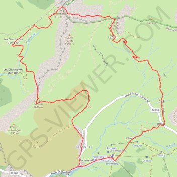 Itinéraire Tour de la Haute Pointe, distance, dénivelé, altitude, carte, profil, trace GPS