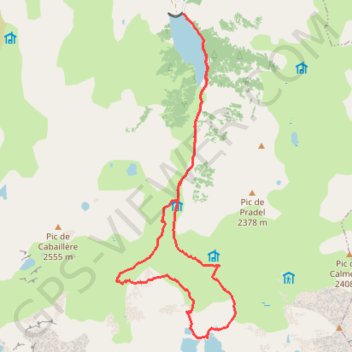 Itinéraire Les Étangs de Fontargente, distance, dénivelé, altitude, carte, profil, trace GPS