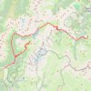 Itinéraire Cols autour des Grandes Rousses, distance, dénivelé, altitude, carte, profil, trace GPS