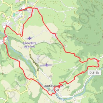 Itinéraire Au pied de l'Obiou - Mens, distance, dénivelé, altitude, carte, profil, trace GPS