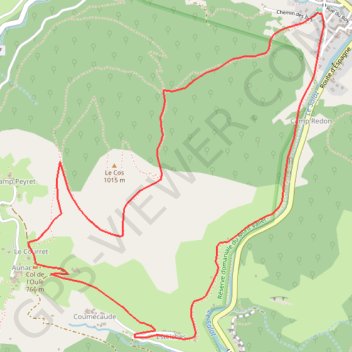 Itinéraire Les bords du Salat, distance, dénivelé, altitude, carte, profil, trace GPS