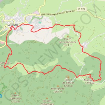 Itinéraire Randonnée "Roc du Montalet", distance, dénivelé, altitude, carte, profil, trace GPS