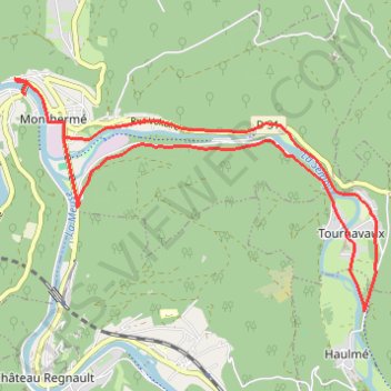 Itinéraire Les rapides de Phade, distance, dénivelé, altitude, carte, profil, trace GPS
