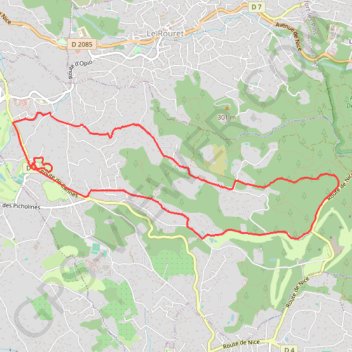 Itinéraire Running, distance, dénivelé, altitude, carte, profil, trace GPS