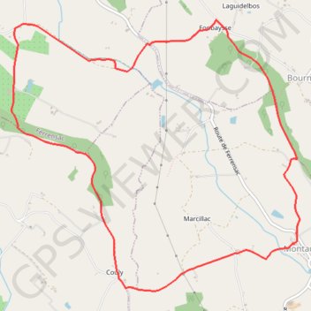 Itinéraire Montaut, la randonnée des crêtes boisées - Pays du Dropt, distance, dénivelé, altitude, carte, profil, trace GPS