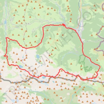 Itinéraire Traversée du Luchonnais par Venasque, Maupas, Portillon, Soula et Astau, distance, dénivelé, altitude, carte, profil, trace GPS