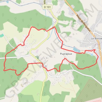 Itinéraire Dirac - Lavoirs, distance, dénivelé, altitude, carte, profil, trace GPS