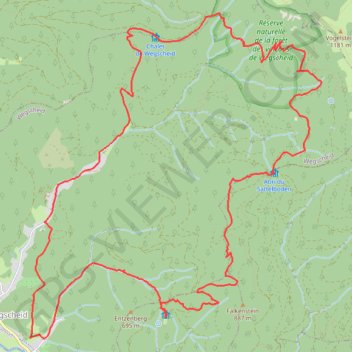 Itinéraire Wegscheid, distance, dénivelé, altitude, carte, profil, trace GPS