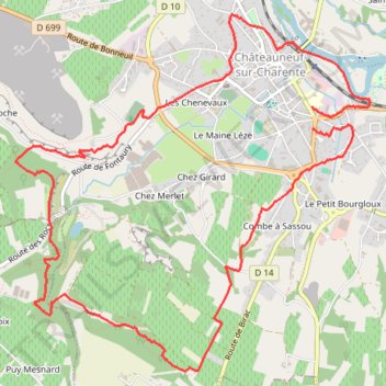 Itinéraire 16-360, distance, dénivelé, altitude, carte, profil, trace GPS