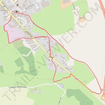 Itinéraire Parcours 3 Km, distance, dénivelé, altitude, carte, profil, trace GPS