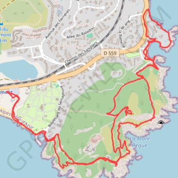 Itinéraire Dramont - le tour du Dramont, distance, dénivelé, altitude, carte, profil, trace GPS
