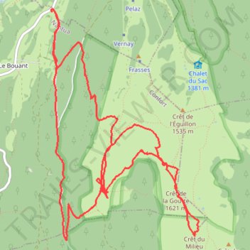 Itinéraire Menthières raquette: 11-01-25-20513554, distance, dénivelé, altitude, carte, profil, trace GPS