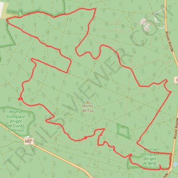 Itinéraire Parking Belle Croix, distance, dénivelé, altitude, carte, profil, trace GPS