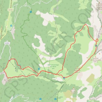 Itinéraire Hauts Plateaux du Vercors par la cabane des Aiguillettes et le Pas des Chattons, distance, dénivelé, altitude, carte, profil, trace GPS