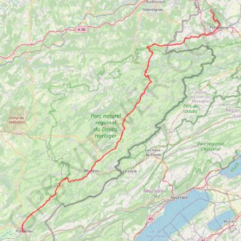 Itinéraire 1675699789003, distance, dénivelé, altitude, carte, profil, trace GPS