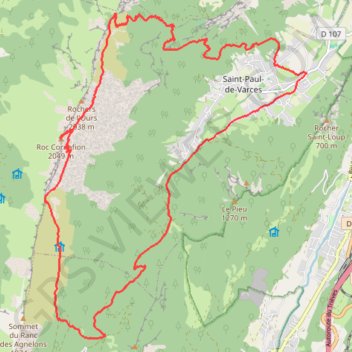 Itinéraire Col de l'Arc, Cornafion, Col Vert en boucle, distance, dénivelé, altitude, carte, profil, trace GPS