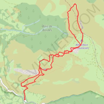 Itinéraire Pic d'Hautacam, distance, dénivelé, altitude, carte, profil, trace GPS