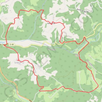 Itinéraire Les Eyzies-de-Tayac-Sireuil, distance, dénivelé, altitude, carte, profil, trace GPS
