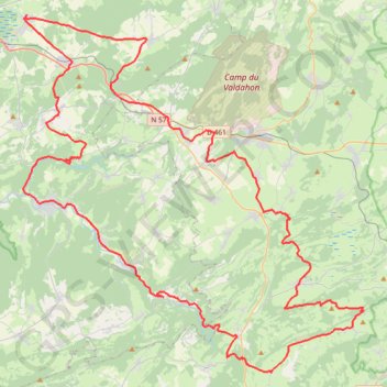 Itinéraire De Saône à Ornans par le Crêt Monniot, distance, dénivelé, altitude, carte, profil, trace GPS