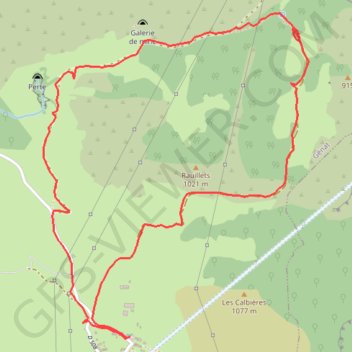 Itinéraire Le plateau de Génat en boucle, distance, dénivelé, altitude, carte, profil, trace GPS