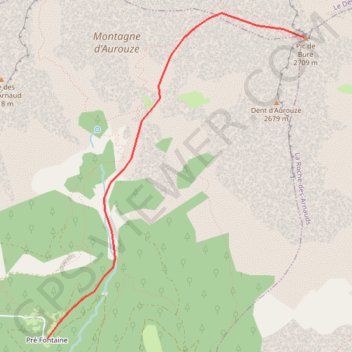 Itinéraire Pic de Bure, distance, dénivelé, altitude, carte, profil, trace GPS