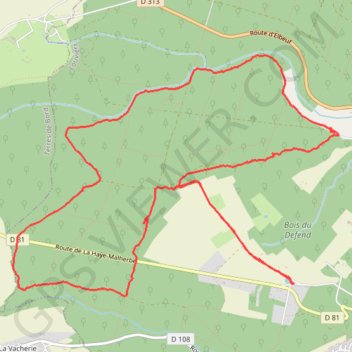 Itinéraire La Mare Saint Lubin, distance, dénivelé, altitude, carte, profil, trace GPS
