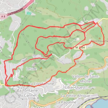 Itinéraire Plateau de la Justice, distance, dénivelé, altitude, carte, profil, trace GPS